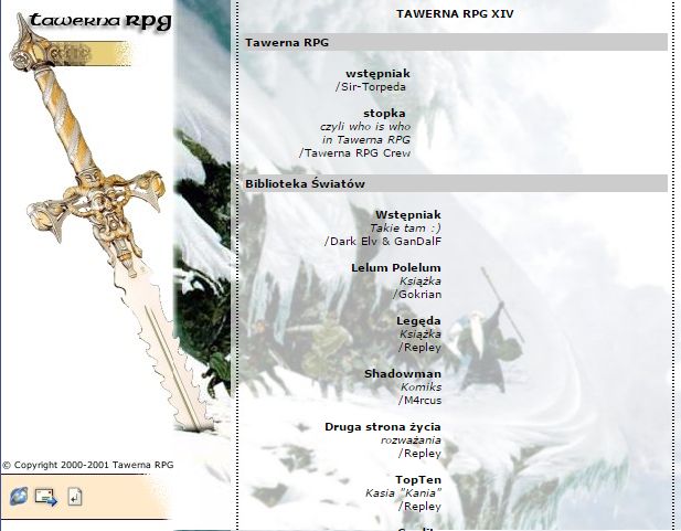 Tawerna RPG #014 - maj 2001