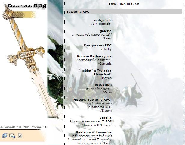 Tawerna RPG #015 - czerwiec 2001