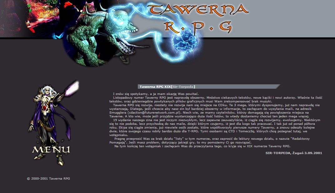 Tawerna RPG #020 - listopad 2001