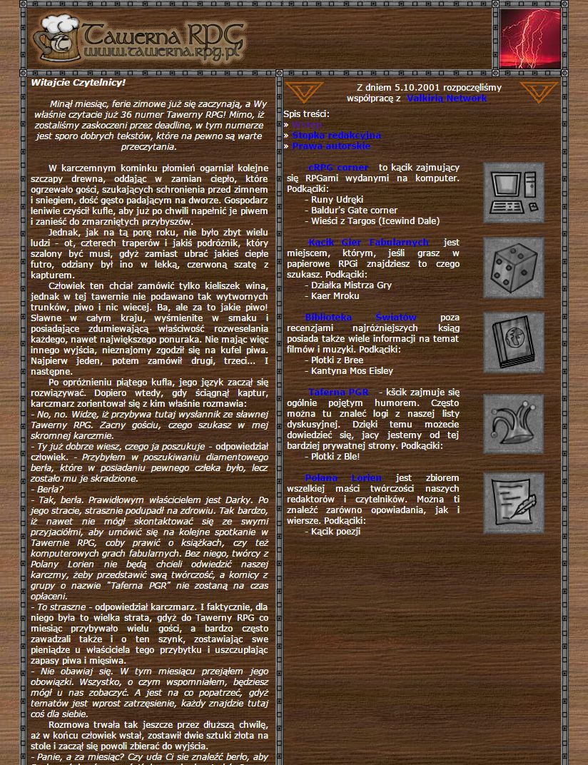 Tawerna RPG #036 - luty 2003